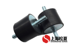 圓柱型橡膠減震器用于泵組安裝時,注意哪些?