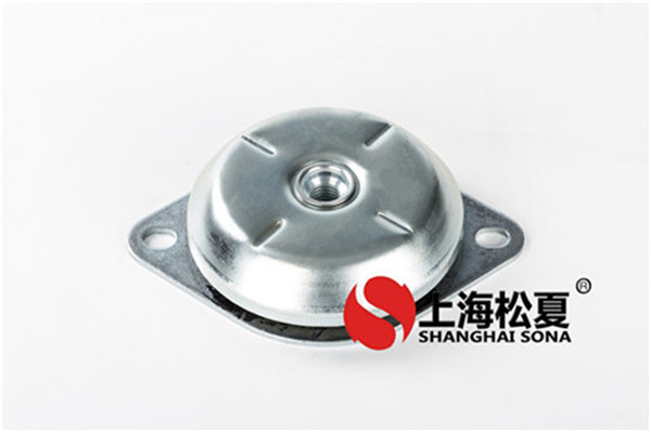 凈化型風(fēng)機(jī)盤(pán)管機(jī)消音需安裝JGD型橡膠剪切隔振器